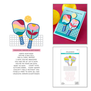 Born to Dink Clear Stamp & Die Set
