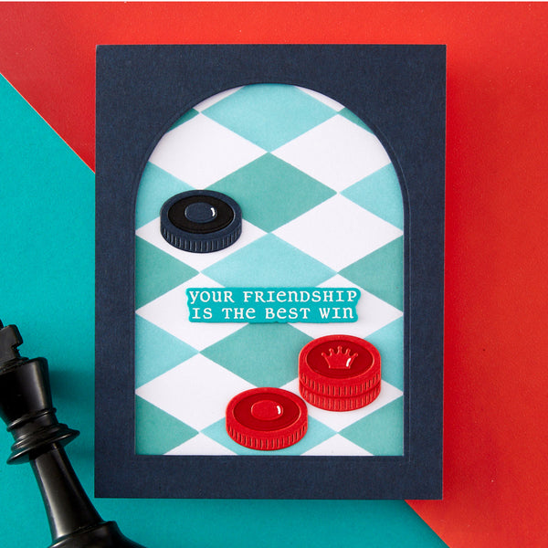 Layered Harlequin Stencil