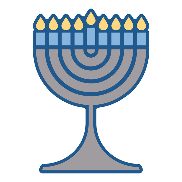Menorah Lights Stamp & Die Set