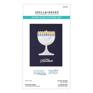 Menorah Lights Stamp & Die Set
