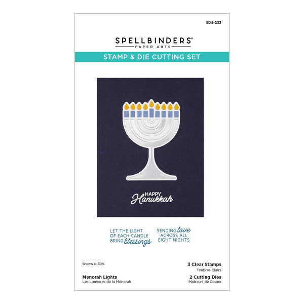 Menorah Lights Stamp & Die Set