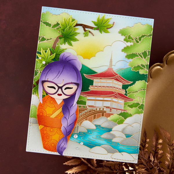 Autumn in Kyoto Press + Foil & Stencil Bundle by Alex Syberia