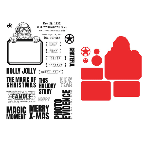 Holly Jolly Stamp & Die Set by Esther Glas - Nov 19 Consumer Launch Date