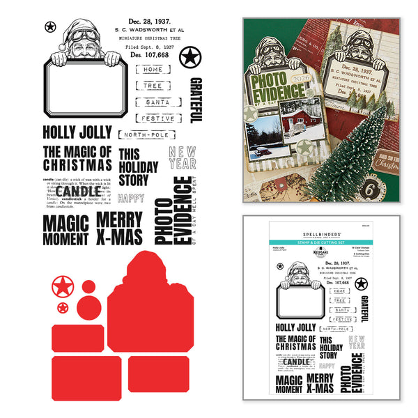 Holly Jolly Stamp & Die Set by Esther Glas - Nov 19 Consumer Launch Date