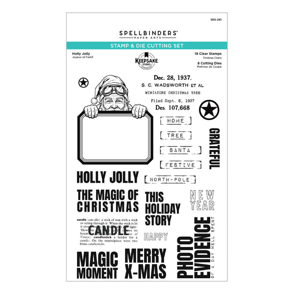 Holly Jolly Stamp & Die Set by Esther Glas - Nov 19 Consumer Launch Date