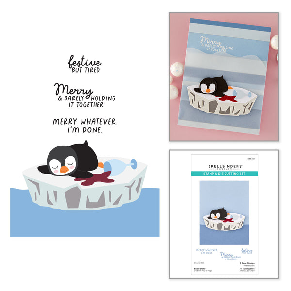 Snow Done Stamp & Die Set