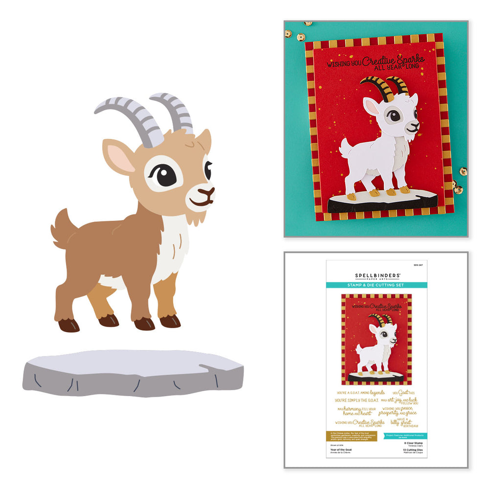 Year of the Goat Stamp & Die Set