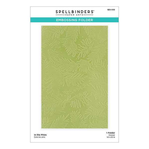In the Pines Embossing Folder from the Make It Merry Collection