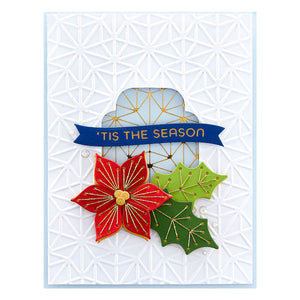 Monoline Stars Embossing Folder from the Dancin' Christmas Collection