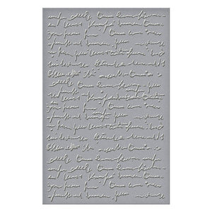 Scribbled Letter Embossing Folder by Dina Wakley
