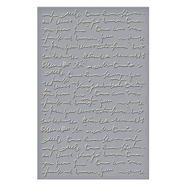 Scribbled Letter Embossing Folder by Dina Wakley