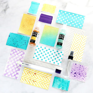 Hero Arts How to Use Metallic Sprays Technique Kit