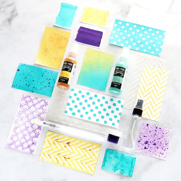 Hero Arts How to Use Metallic Sprays Technique Kit