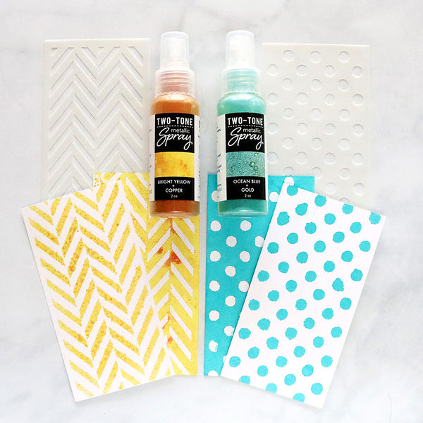 Hero Arts How to Use Metallic Sprays Technique Kit