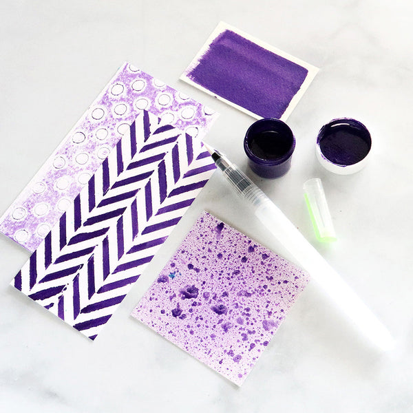 Hero Arts How to Use Metallic Sprays Technique Kit