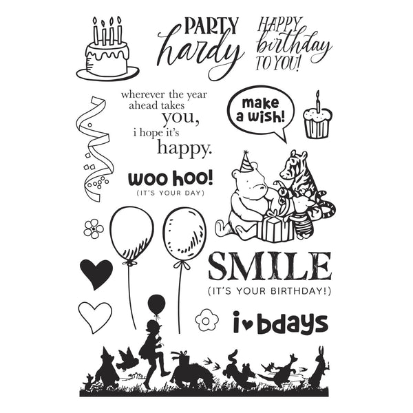 Simple Stories Make A Wish! Clear Stamp Set