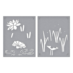 Lily Pad Stencil