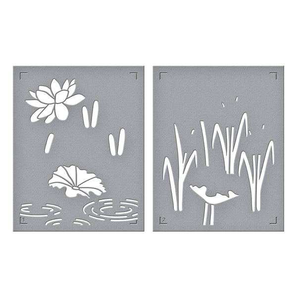 Lily Pad Stencil