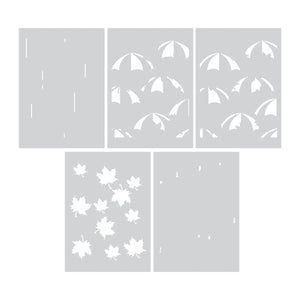 Autumn Rain Press + Foil Plate and Stencil Bundle