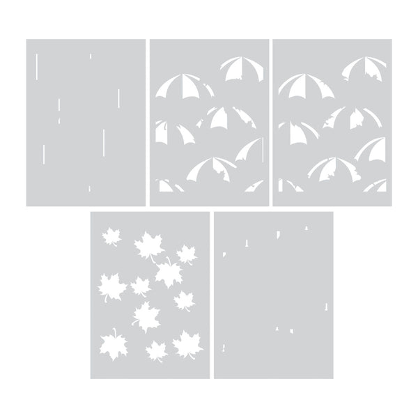 Autumn Rain Press + Foil Plate and Stencil Bundle