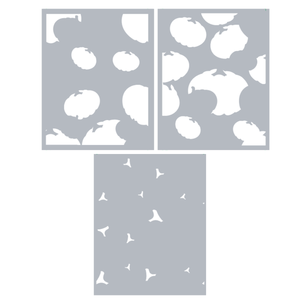 Layered Raining Pumpkins Stencils - BetterPress Society September 2024 Add-On