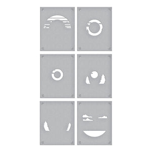 Scenic Drive Stencil by Mindy Eggen