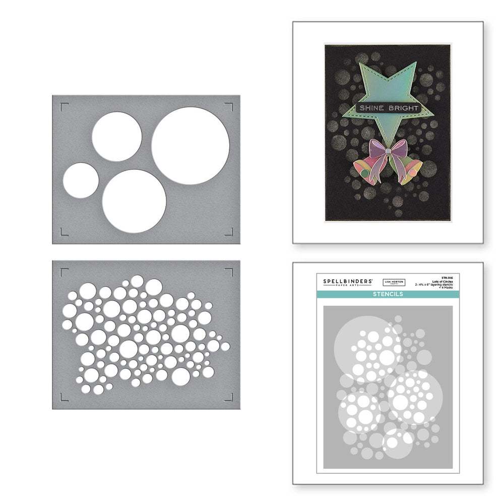 Lots of Circles Stencils by Lisa Horton
