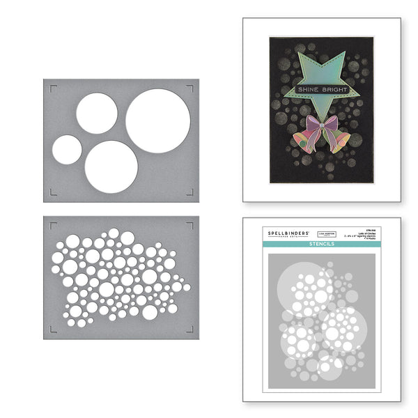 Lots of Circles Stencils by Lisa Horton
