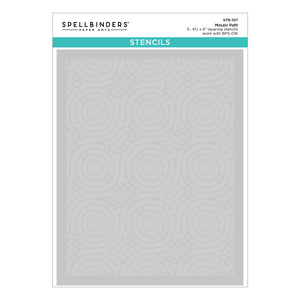 Mosaic Path Layered Stencil - BetterPress Society May 2025 Add-On
