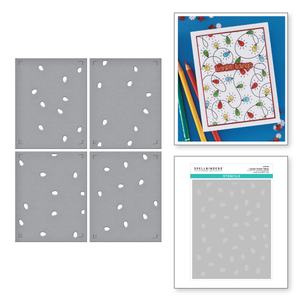 Layered Twinkle Tidings Stencil - BetterPress Society October 2025 Add-On