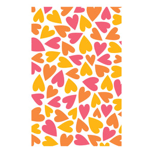 Layered Puffy Hearts Stencil by Simon Hurley