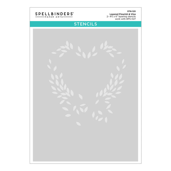 Flourish & Vine Press Plate & Die Set + Free Gift Stencil - BetterPress Society December 2025