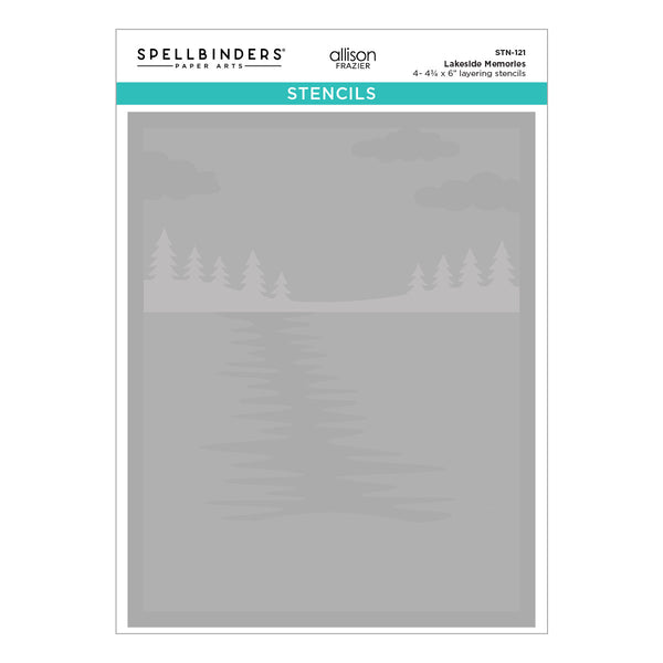 Lakeside Memories Layered Stencil by Allison Frazier