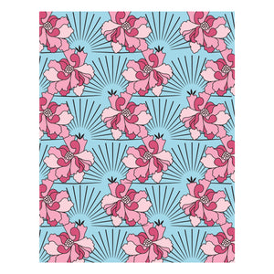 Layered Radiant Blooms Stencil - BetterPress Society February 2026 Add-On