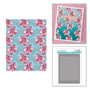 Layered Radiant Blooms Stencil - BetterPress Society February 2026 Add-On