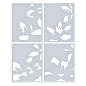 Layered Golden Bloom Stencil - BetterPress Society January 2026 Add-On