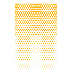 Layered Cascading Dots Stencil by Simon Hurley