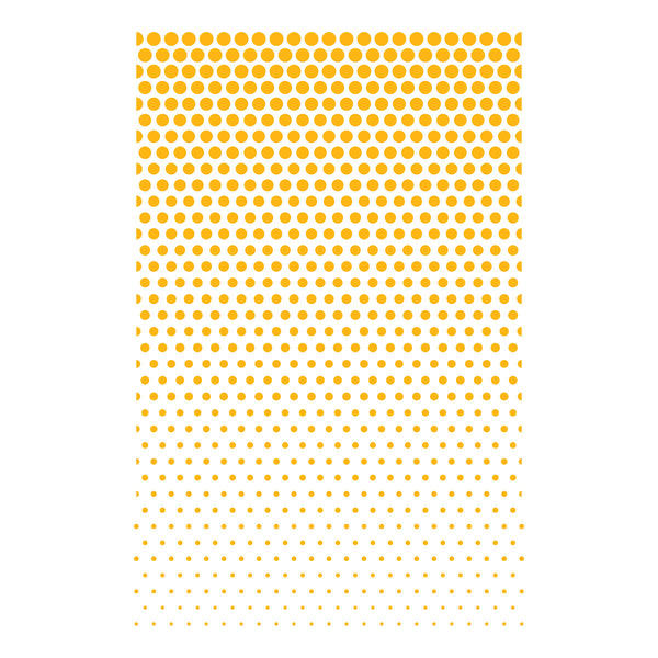 Layered Cascading Dots Stencil by Simon Hurley