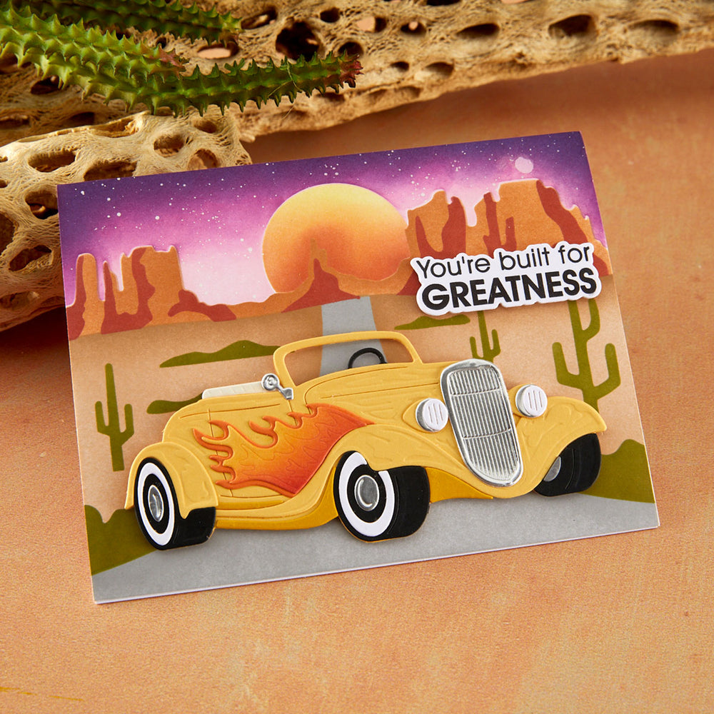 Highway Horizons-Desert Layered Stencils by Mindy Eggen