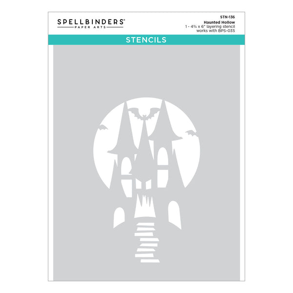 Haunted Hollow Stencil - BetterPress Society August 2026 Add-On
