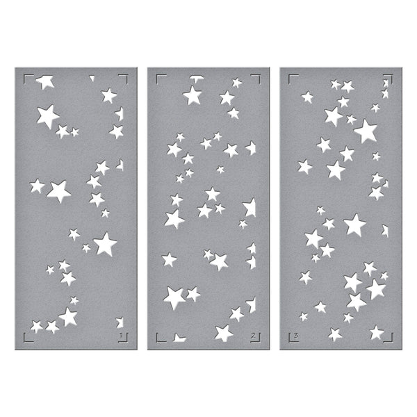 Starry Night 3D Emboss & Cut Folder & Stencil Bundle by Simon Hurley
