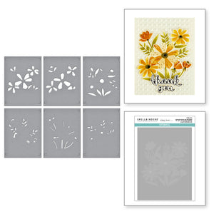 Thank You Bouquet 3D Folder and Stencil Bundle by Wendy Vecchi