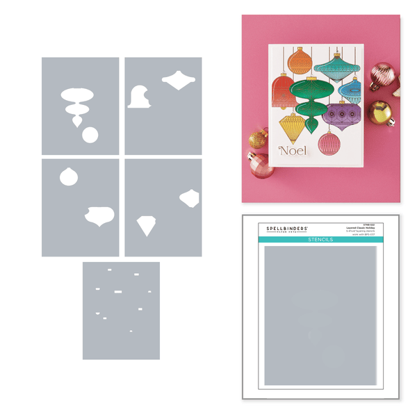 Layered Classic Holiday Stencil - BetterPress Society October 2026 Add-On