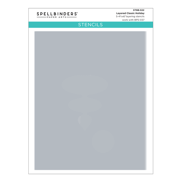 Layered Classic Holiday Stencil - BetterPress Society October 2026 Add-On