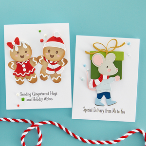 Dancin' Gingerbread Etched Dies from the Dancin' Christmas Collection