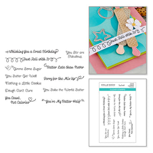 Sugared Expressions Clear Stamp Set by Tina Smith