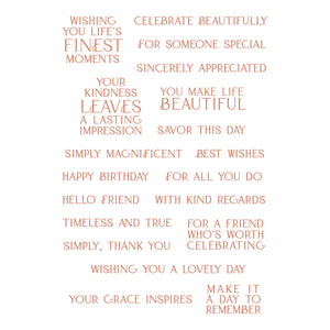 Lasting Impressions Clear Stamp Set