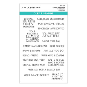 Lasting Impressions Clear Stamp Set