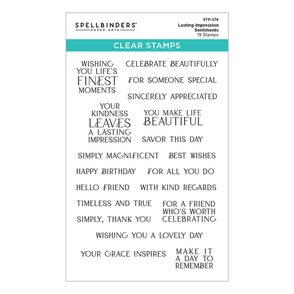 Lasting Impressions Clear Stamp Set