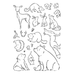 Wild Friends Clear Stamp Set by Josh Griffiths Studio